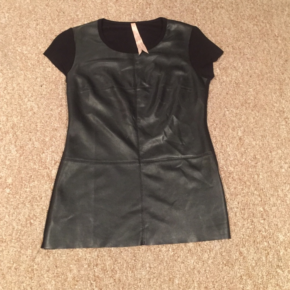 Black Leather Shirt